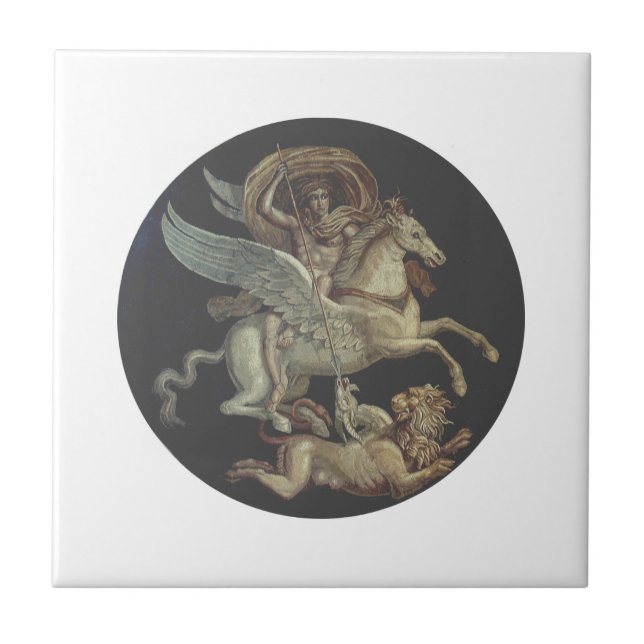 Carreau Bellerophon on Pegasus (Devant)