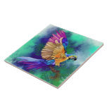 Carreau Belles couleurs Parrot Carrelage céramique<br><div class="desc">Belles Carreaux de perroquet colorés - Peinture - Choisissez / Ajoutez votre texte unique / Nom / Couleur - Faites votre cadeau de carreaux spéciaux - Redimensionnez et déplacez ou retirez et ajoutez des éléments / du texte avec outil de personnalisation ! Peinture et design par MIGNED. S'il vous plaît...</div>