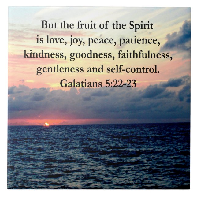 CARREAU BELLES FRUITS GALATIENS DE L'ESPRIT (Devant)