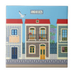 Carreau Belles maisons portugaises avec tuiles ou azulejos<br><div class="desc">Lorsque vous vous promenez dans les rues anciennes de Lisbonne, Porto ou d'autres villes portugaises, vous découvrirez que l'histoire et la modernité se marient harmonieusement, laissant des souvenirs indélébiles à tous ceux qui visitent. Chaque ville possède des trésors architecturaux, mais le charme des vieilles maisons portugaises avec balcons en fer...</div>