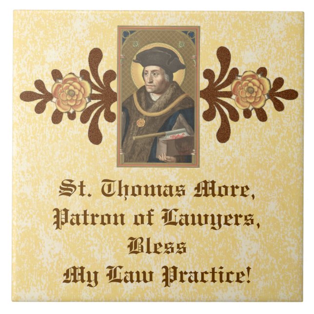 Carreau Bénédiction du cabinet d'avocats St. Thomas More ( (Devant)