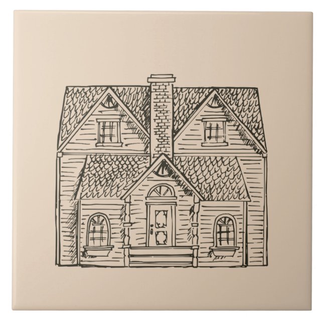 Carreau Bénis cette maison avec modèle d'image (Devant)