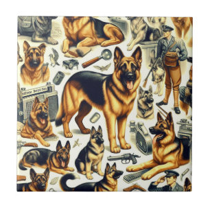 Carreau Berger vintage allemand sans couture