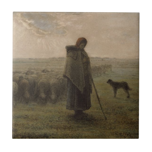 Carreau Bergère et son troupeau | 1862-63 (Devant)