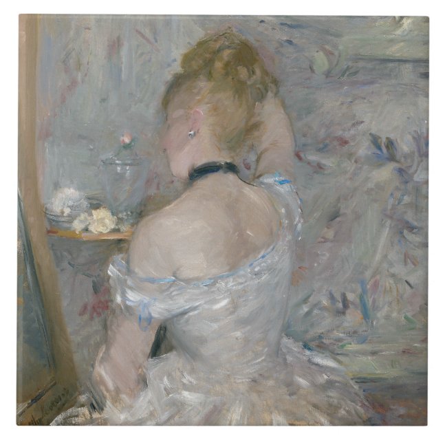 Carreau Berthe Morisot - Femme à sa Toilette (Devant)