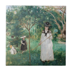 Carreau Berthe Morisot - La chasse aux papillons