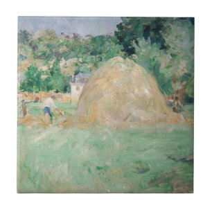 Carreau Berthe Morisot - Les piles de Haystacks à Bougival