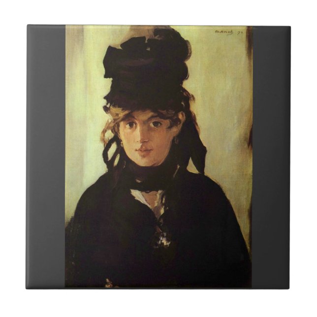 Carreau Berthe Morisot par Edouard Manet (Devant)