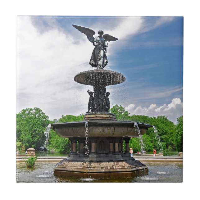 Carreau Bethesda "ange Central Park d'eaux", NYC (Devant)