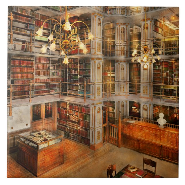 Carreau Bibliothèque - Un classique littéraire 1905 (Devant)
