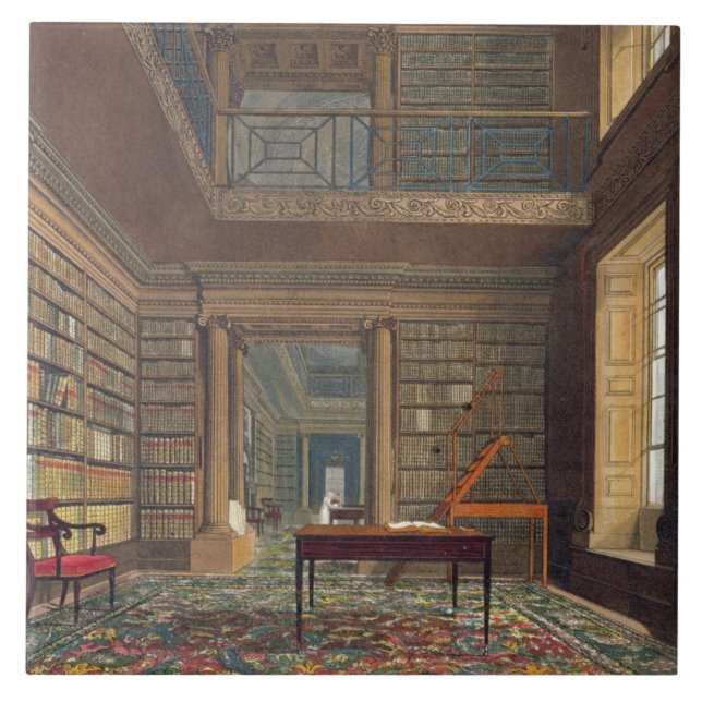 Carreau Bibliothèque universitaire d'Eton, de la "histoire (Devant)