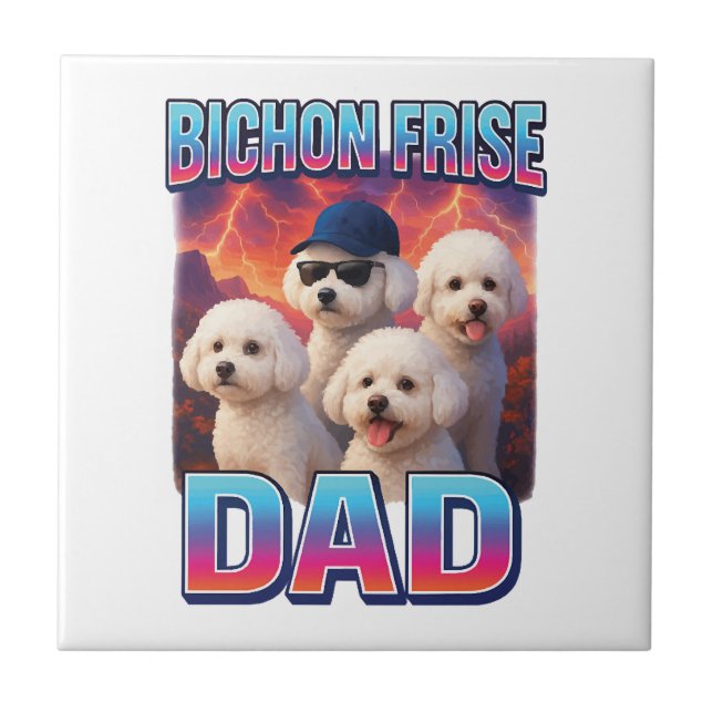 Carreau Bichon frisé (Devant)