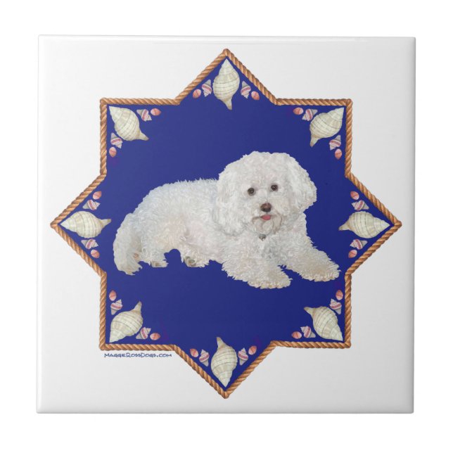 Carreau Bichon Frise Nautique (Devant)