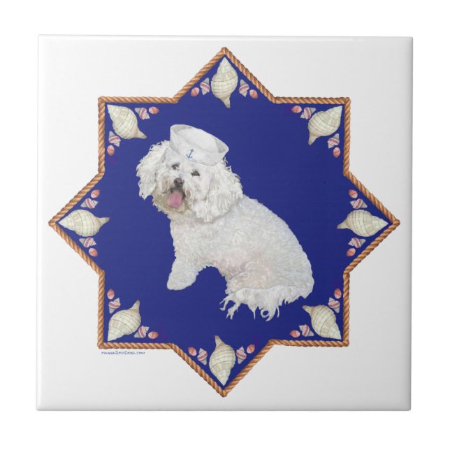 Carreau Bichon Frise Nautique (Devant)