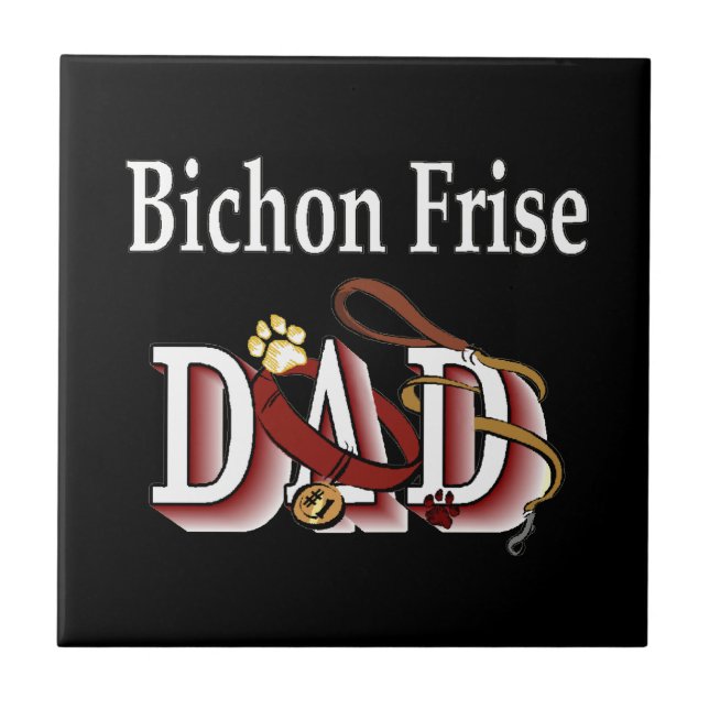 Carreau Bichon Frise Papa (Devant)