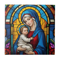 Bienheureuse Mère Marie et Bébé Jésus - Vierge Mar