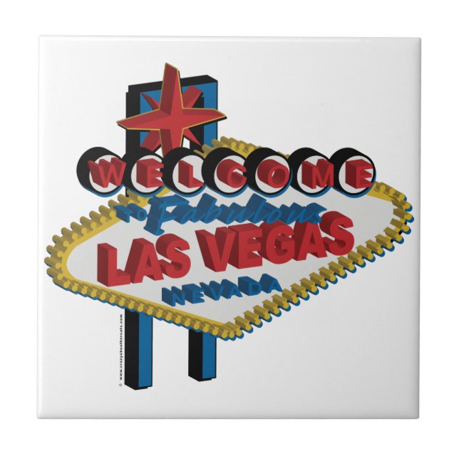 Carreau Bienvenue à Fabulous Las Vegas (Devant)