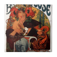 Bière de la Meuse par Alphonse Mucha