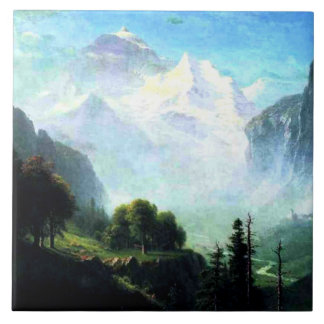 Carreau Bierstadt - Chute de Staubbach près de Lauterbrunn