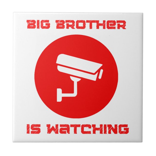 Carreau Big Brother regarde 1984 ingsoc (Devant)