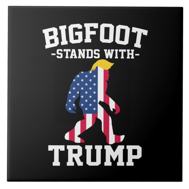Carreau Bigfoot Se Déplace Avec Les Élections Trump De 202 (Devant)