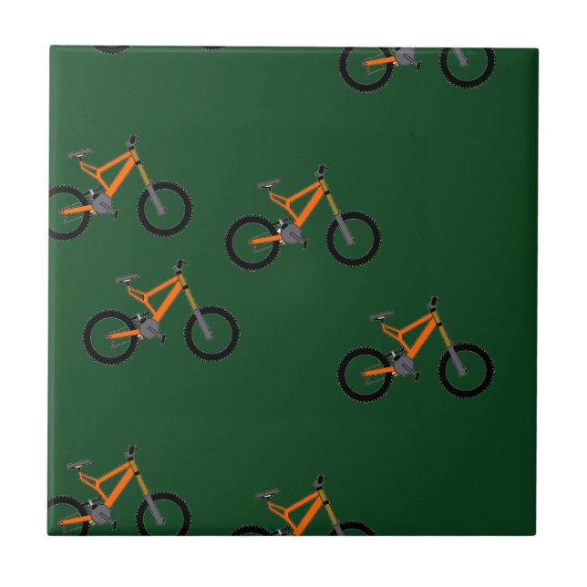 Carreau Bikes on green (Devant)