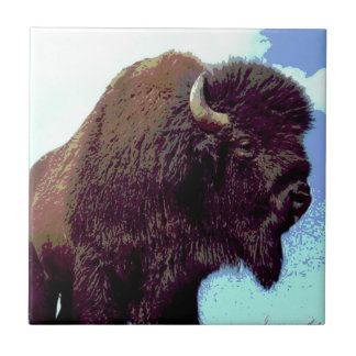 Carreau Bison Pop Art