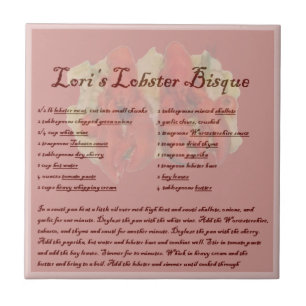 Carreau Bisque de homard de Lori