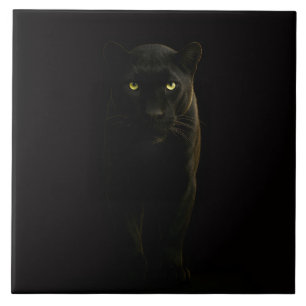 Carreau Black 4 Luxe avec Panthère noire