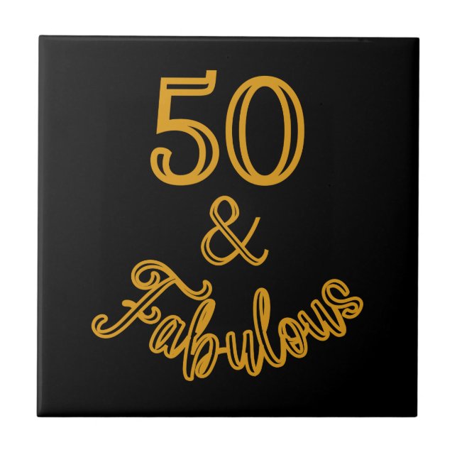 Carreau Black et Gold 50 et Fabulous (Devant)