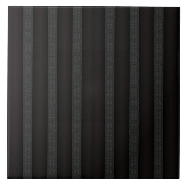 Carreau Black Geometric Pattern – Modern Minimalist Design (Devant)