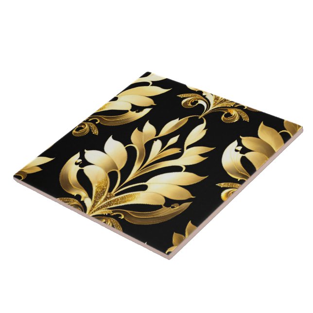 Carreau Black Gold Art Déco Collection tendance (Côté)