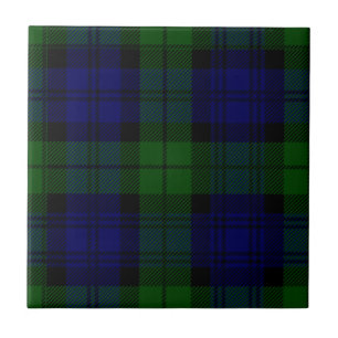 Carreau Black Watch Tartan bleu vert Plaid