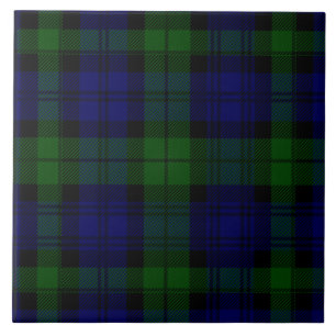 Carreau Black Watch Tartan bleu vert Plaid