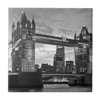 Carreau Black White London Tower Bridge UK Travel