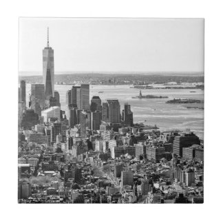 Carreau Black White New York Skyline Travel Photograpie