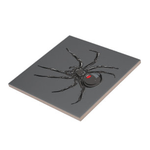 Carreau Black Widow Spider Dessin original