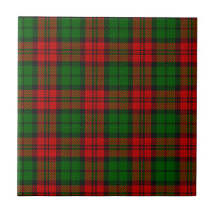 Carreau Blackwatch Campbell Tartan Red Green Plaid