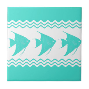 Carreau Blancs turquoise