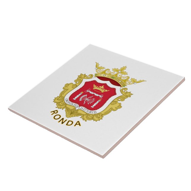 Carreau Blason de Ronda, Espagne (Côté)