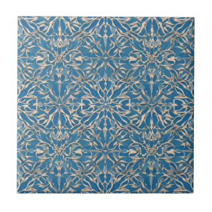 Carreau Bleu Art Nouveau Marocain Ethique