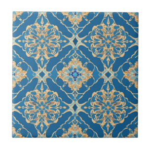Carreau Bleu Art Nouveau Marocain Ethique