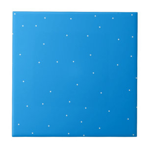 Carreau Bleu avec des points blancs accessoires pour perso