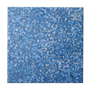 Carreau Bleu Belle Couleur Faux Parties scintillant Carrel
