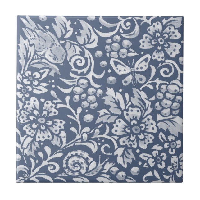 Carreau Bleu Beurre Beurre Bélier Baies Bois Faces R (Devant)