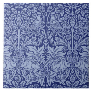 Carreau Bleu bicolore de William Morris Brother