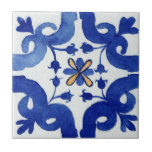 Carreau Bleu Blanc Jaune Floral Méditerranéen Aquarelle<br><div class="desc">Présentant Blue, White & Yellow Floral Carrelage en céramique d'aquarelle méditerranéenne pour un énoncé de design vraiment remarquable et artistique dans votre cuisine! Avec ses tonalités audacieuses de bleu et de jaune dans un effet aquarelle, ces carreaux uniques créent un look exotique mais intemporel qui est sûr d'être un démarreur...</div>