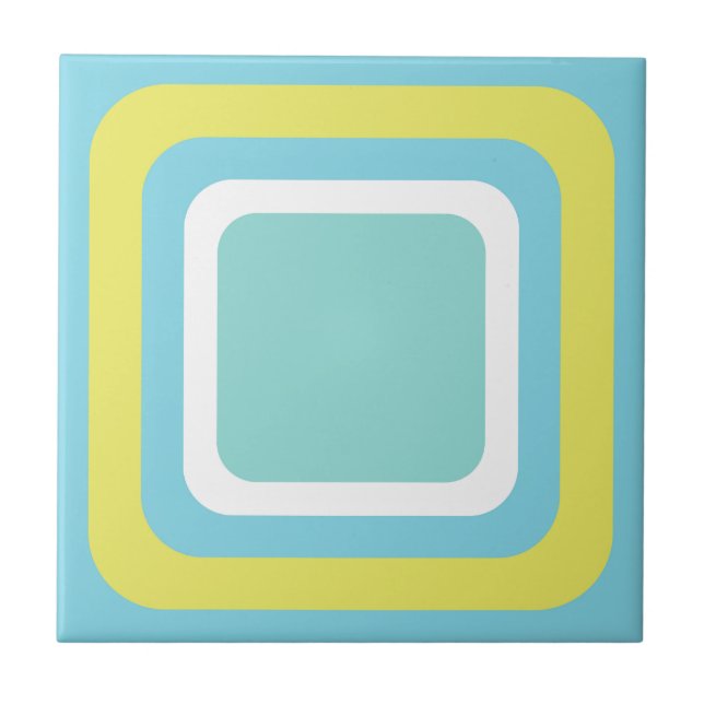 Carreau Bleu Blanc Jaune Rétro (Devant)