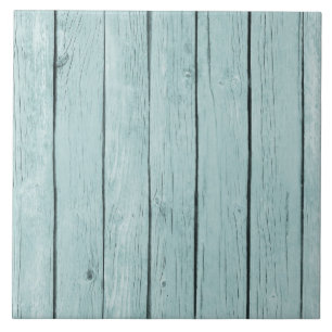 Carreau Bleu Chic Bois rustique