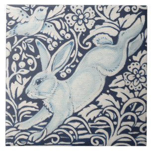 Carreau Bleu de lapin, Bleu de la marine des oiseaux Trive
